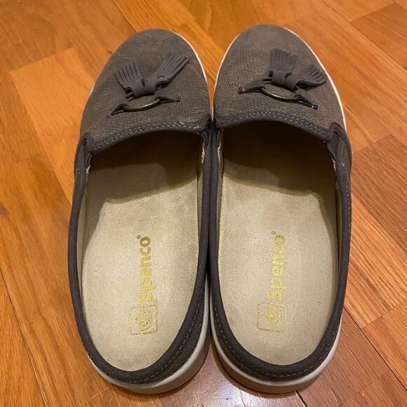 Spenco Bindie Embossed Suede Slip-on - Picture 7 of 12